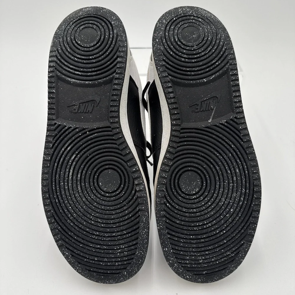 Nike court Vision Low Casual Shoes Men's White/Black‎ Used HM9862-001 Size 8.5